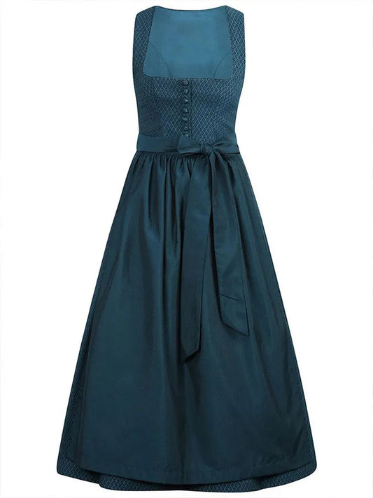 GIULIA - Abito Jacquard con Scollo a V