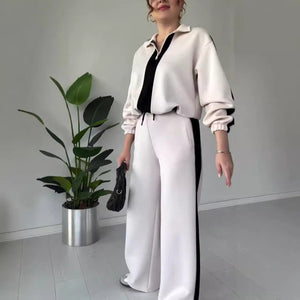 VERA - Completo 2 pezzi con top zip e pantaloni