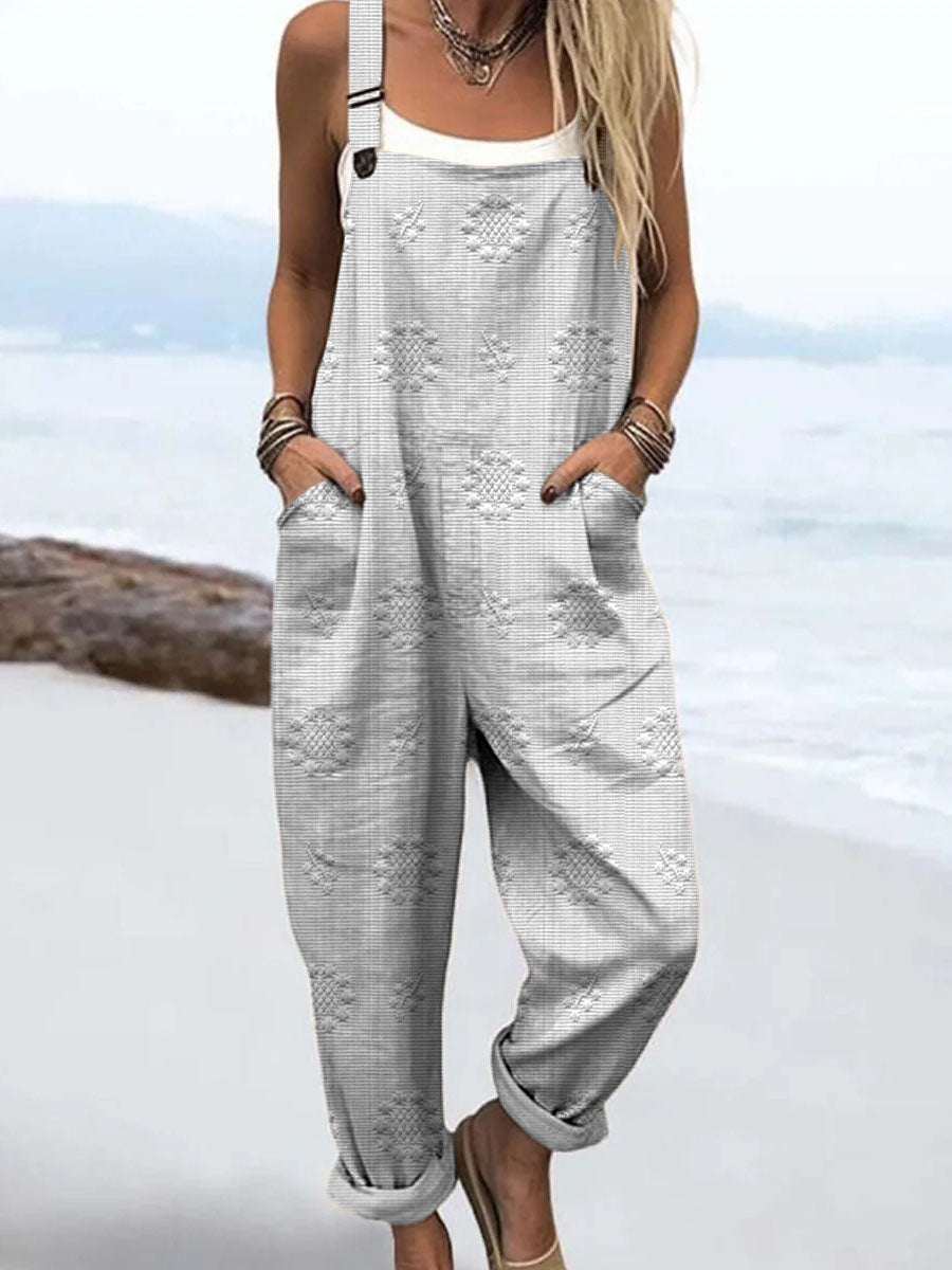 GIULIA - Jumpsuit Casual Multicolore con Motivo