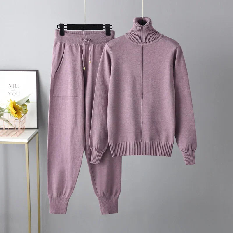 GIULIA - Completo in Maglia a Due Pezzi Multicolore
