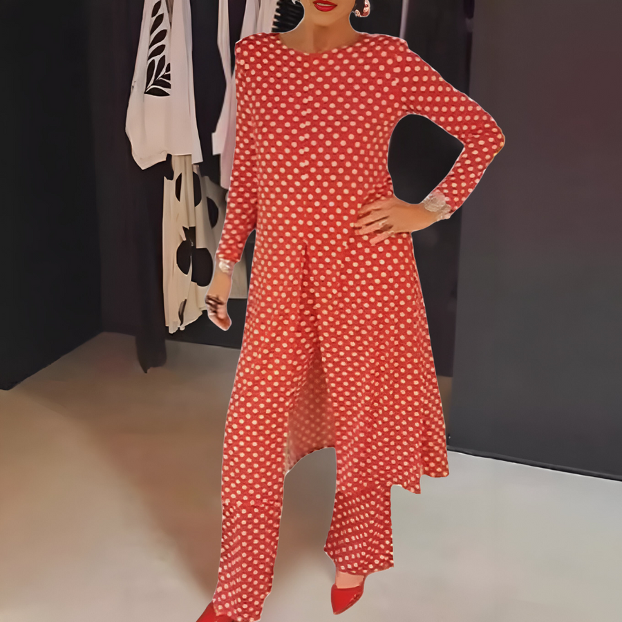 SOFIA - Set elegante a pois multicolore