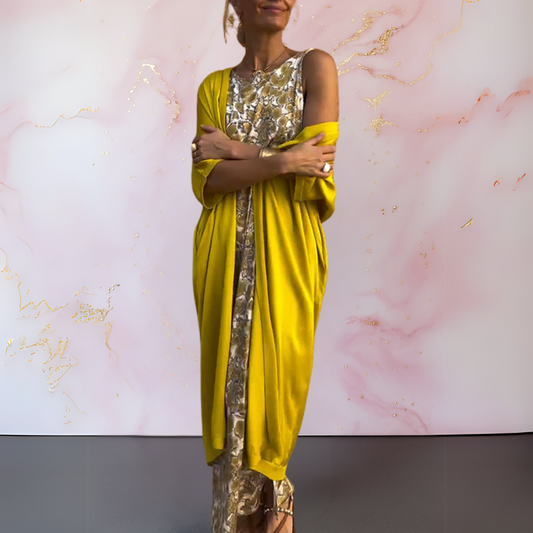 GIULIA - elegante con cardigan multicolore
