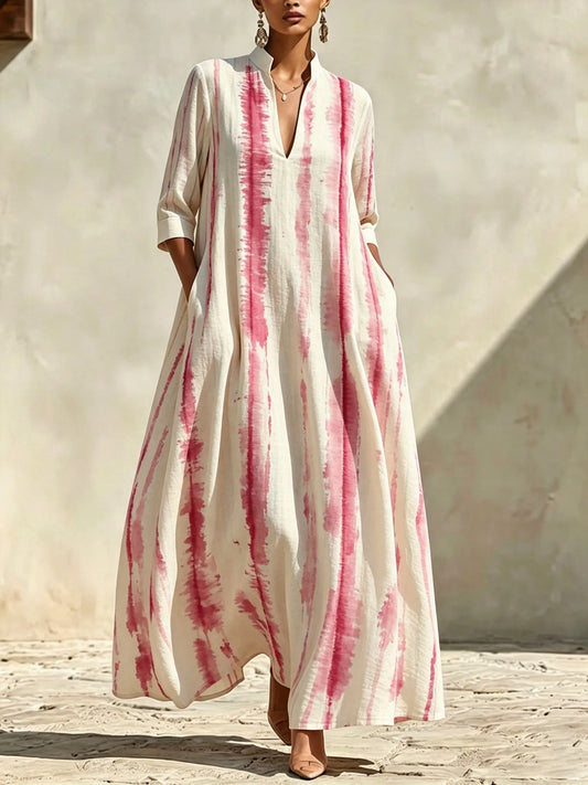 BLERA - Maxi dress romantico a maniche medie