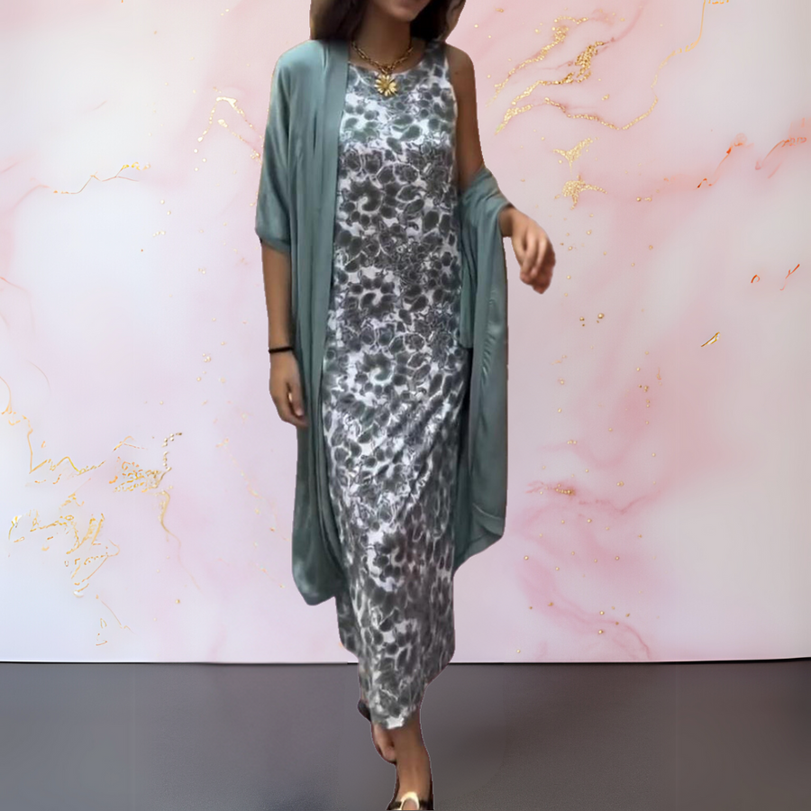 GIULIA - elegante con cardigan multicolore