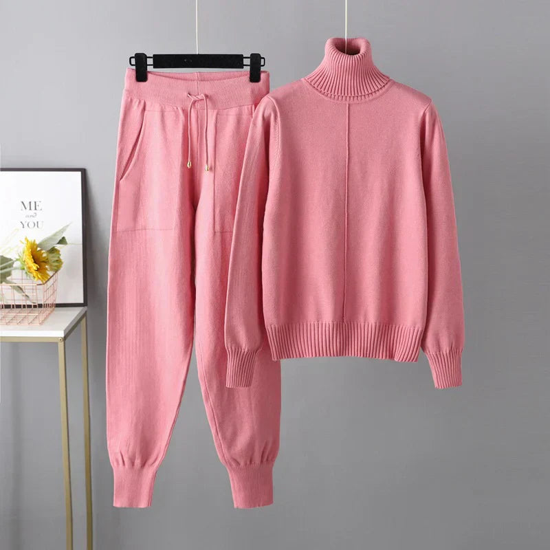 GIULIA - Completo in Maglia a Due Pezzi Multicolore