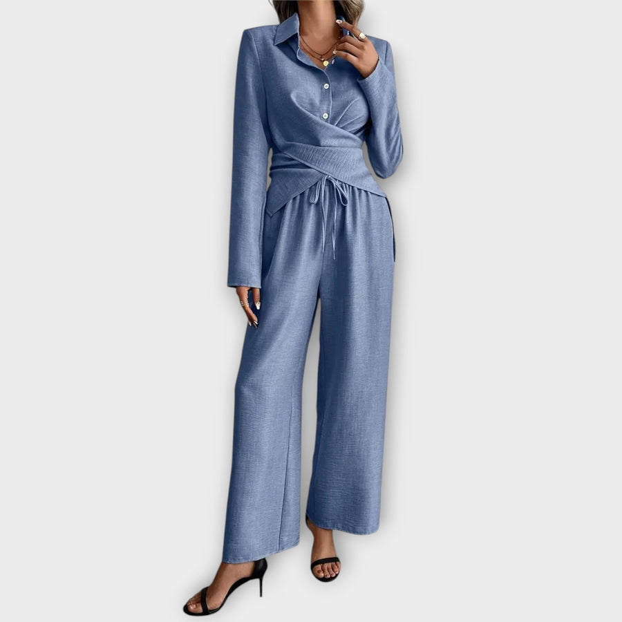 SOFIA - Set moda in khaki, blu, nero e rosa
