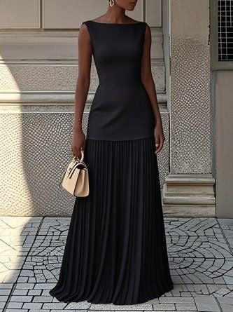 LUDOVICA - Maxi dress elegante in colori pastello