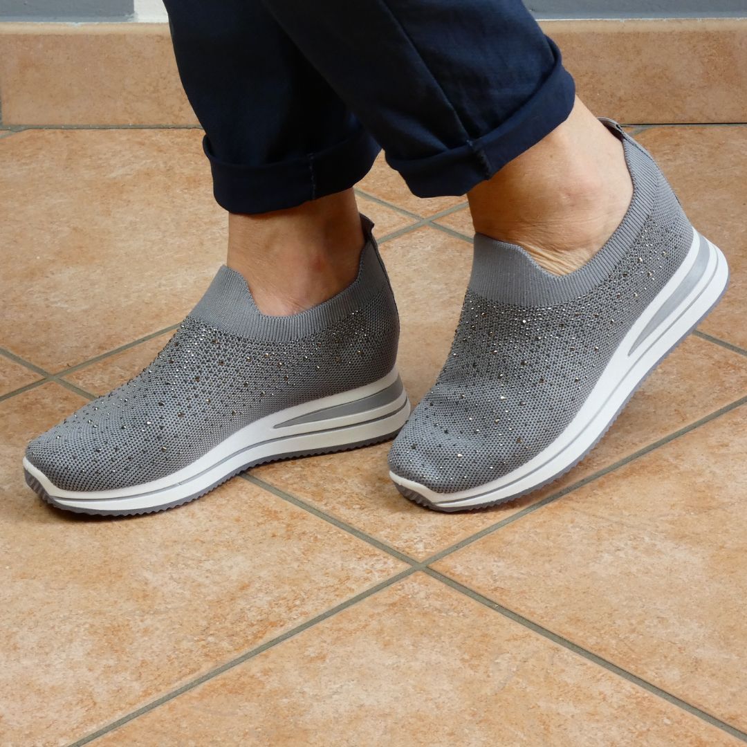 Silvia - Sneakers con Strass