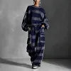 RUMO - Completo 2 Pezzi a Righe Moderno e Comfort