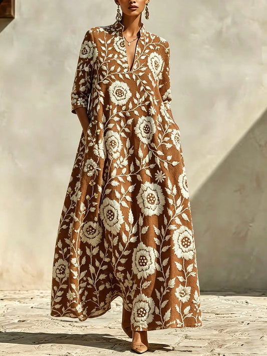 VIVIANA - Abito Maxi Romantico