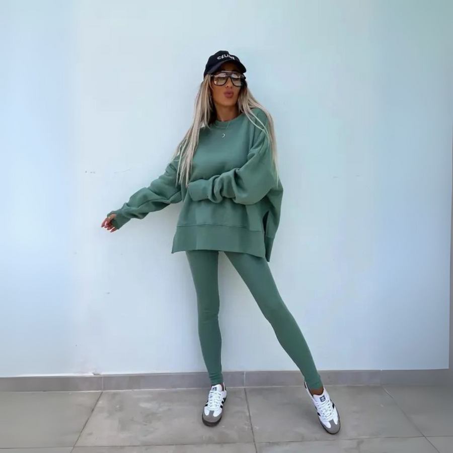 SOFIA - Completo felpa e pantaloni in quattro colori