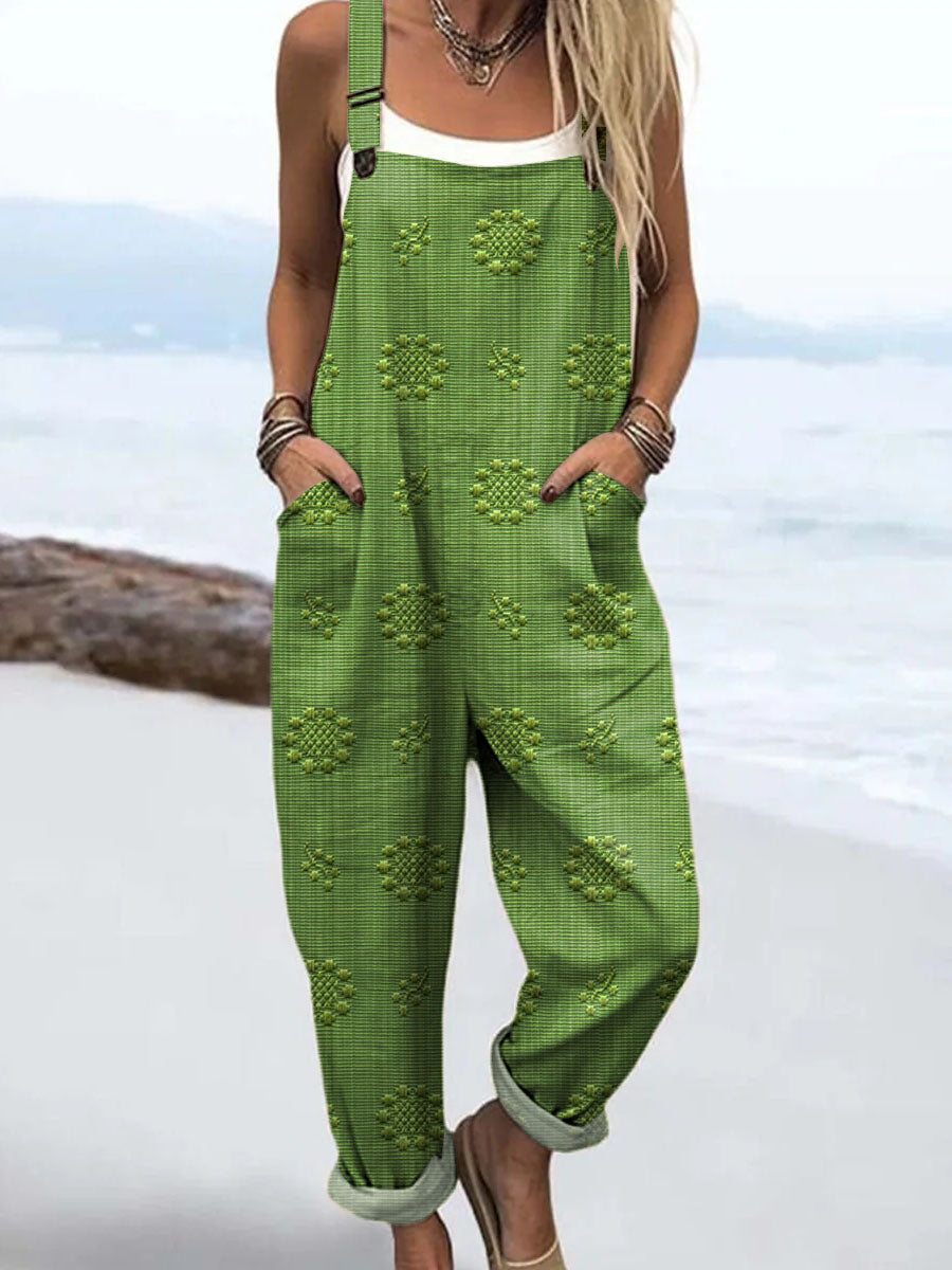 GIULIA - Jumpsuit Casual Multicolore con Motivo