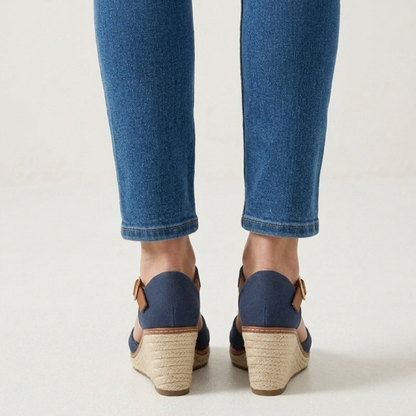 Brienne - Sandalo comfort donna con zeppa