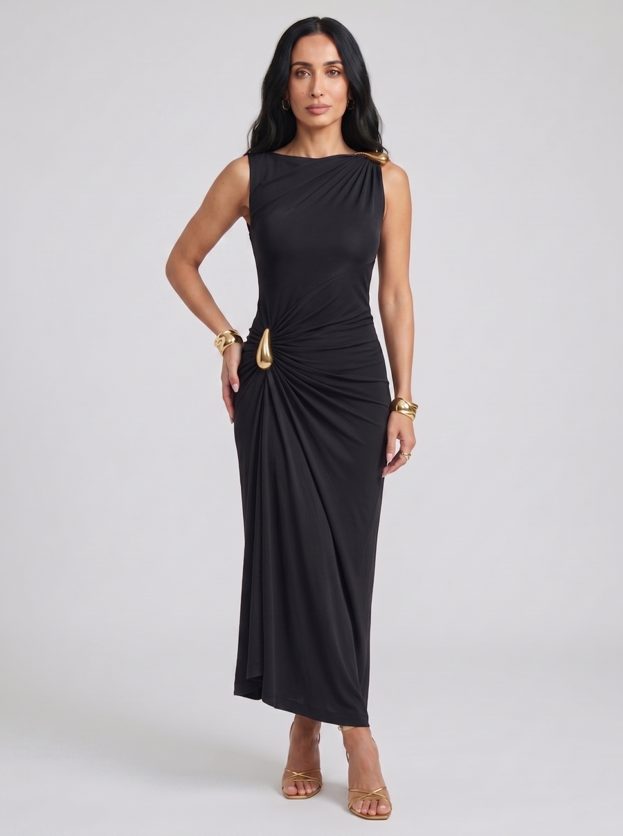 ALESSIA - Abito elegante con ruches