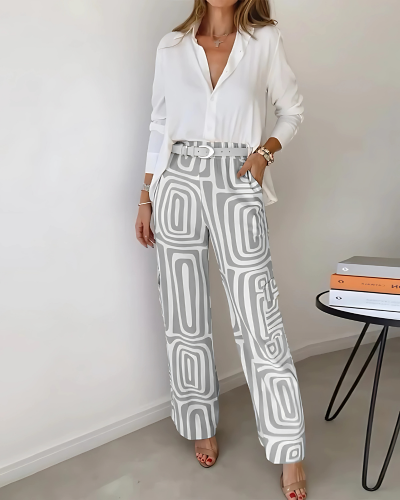 ABIGAIL - Jumpsuit Donna in Tonalità Khaki, Grigio e Arancione