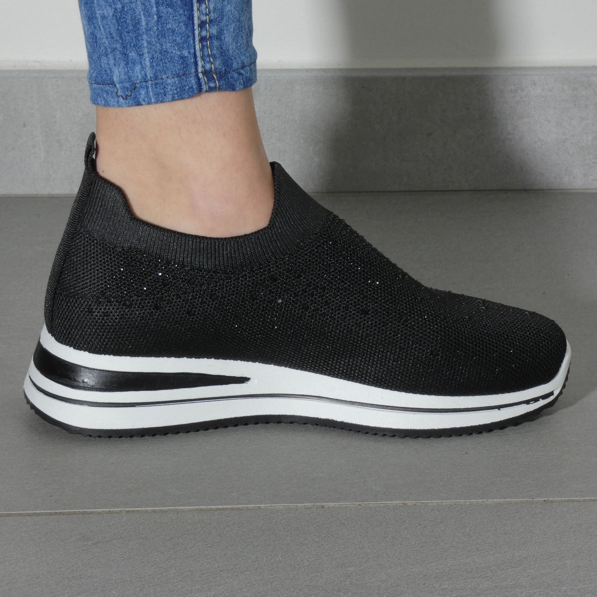 Silvia - Sneakers con Strass