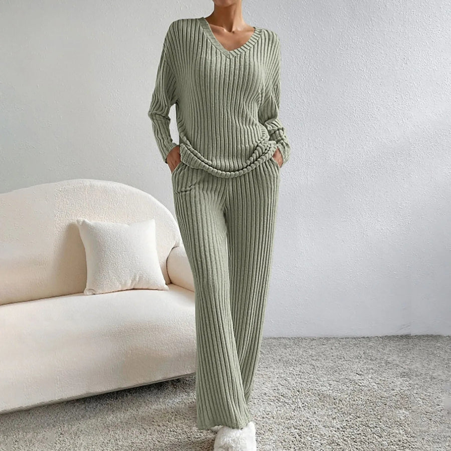 LUCIA - Completo 2 Pezzi Lounge a Gamba Ampia