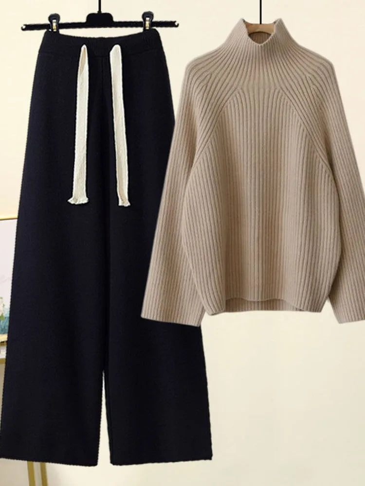 GIULIA - Completo in maglia autunno inverno dai toni chic