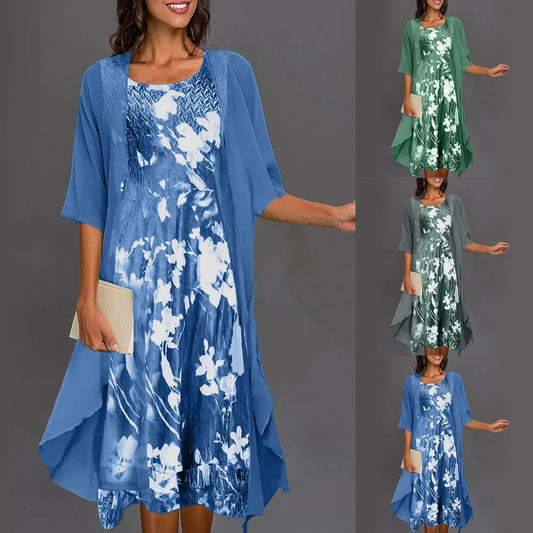 BEATRICE - Set elegante blu, verde o grigio