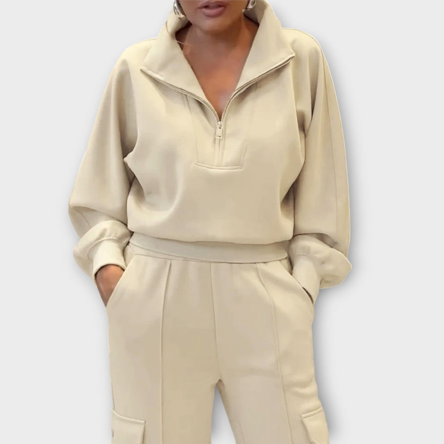 ULIA - Completo Cargo Lounge Elegante a Gamba Larga
