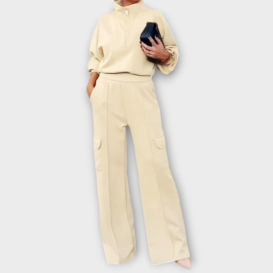 ULIA - Completo Cargo Lounge Elegante a Gamba Larga