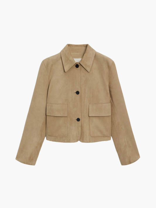BAVENO - Giacca in Faux Suede Marissa