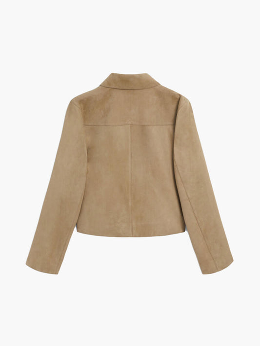 BAVENO - Giacca in Faux Suede Marissa