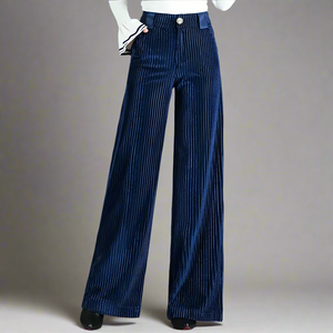 TERELLE - Pantaloni donna in velluto a coste