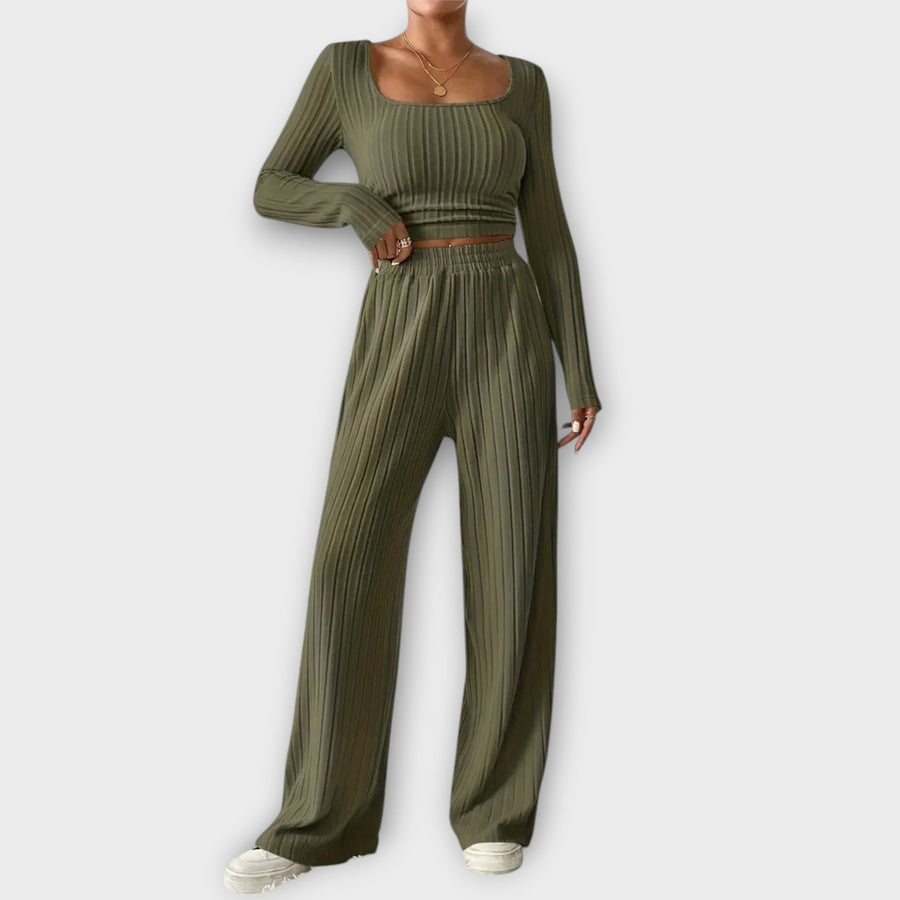 SOFIA - Set beige, grigio e oliva