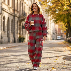 RUMO - Completo 2 Pezzi a Righe Moderno e Comfort