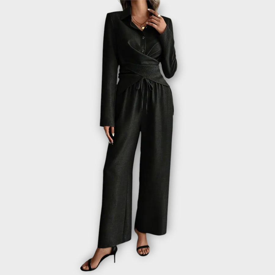 SOFIA - Set moda in khaki, blu, nero e rosa