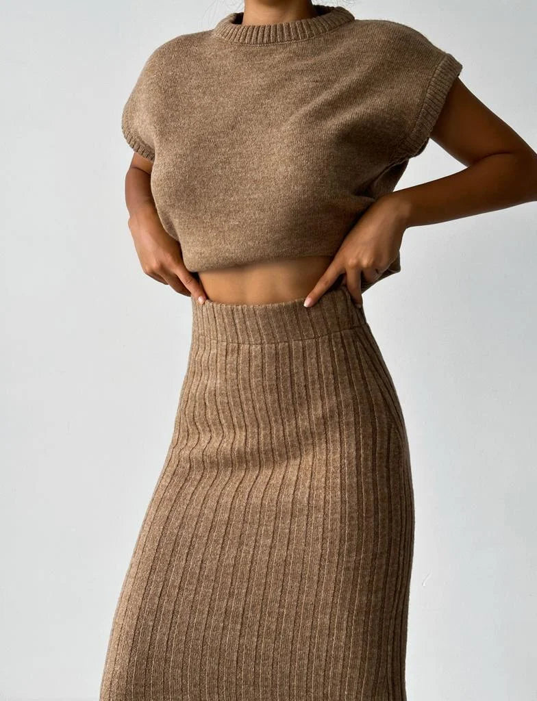 ISABELLA - Abito comfy marrone, nero o grigio