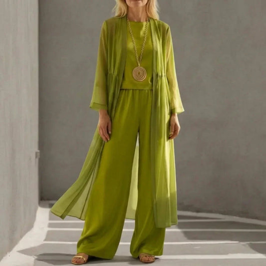 ELENA - Tunica Fluida e Pantaloni Palazzo Relaxed