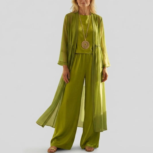 ELENA - Tunica Fluida e Pantaloni Palazzo Relaxed