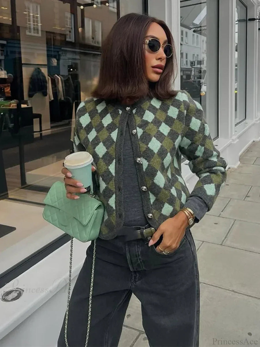 BERCETO - Cardigan aderente con tasche a contrasto