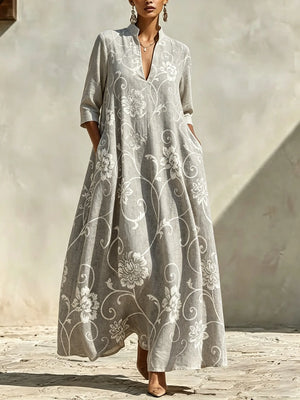 COCULLO - Abito Maxi Romantico da Donna