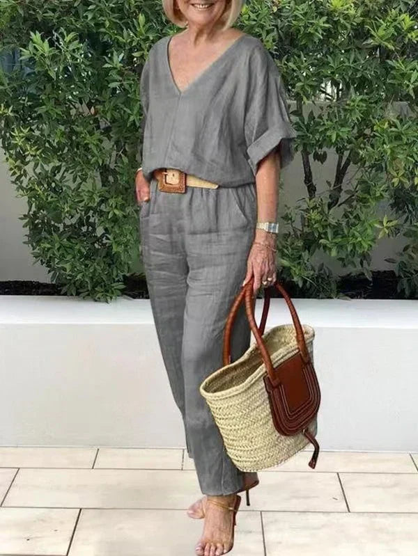 ALESSIA - Set due pezzi casual multicolore