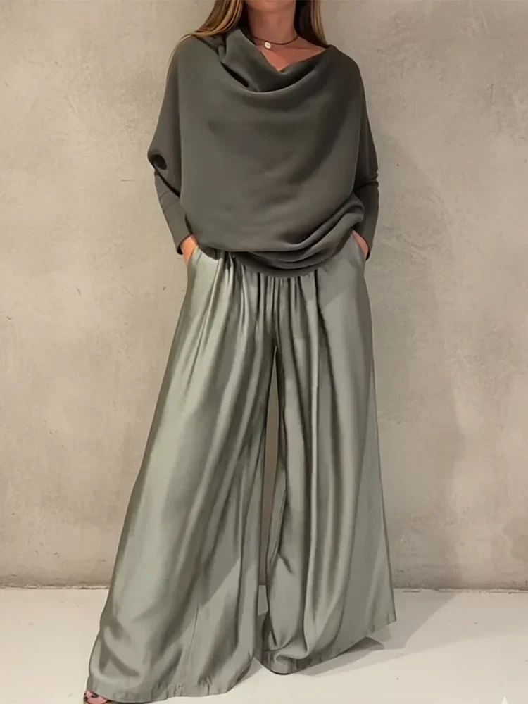 ALBA - Completo due pezzi off-the-shoulder elegante