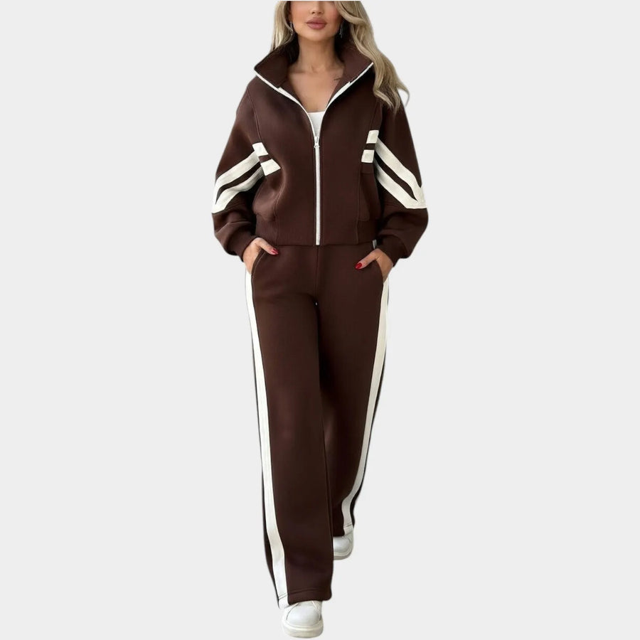 MONACO - Set due pezzi con bande laterali per uscite casual chic ✨