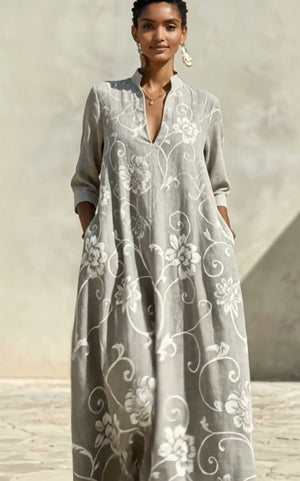 COCULLO - Abito Maxi Romantico da Donna