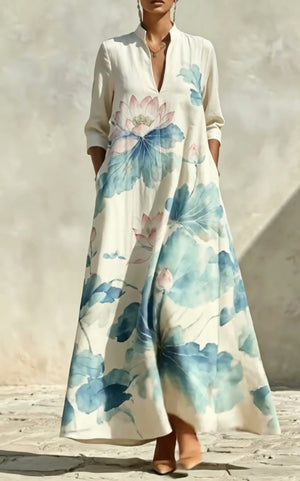 ANDORA - Abito Maxi Romantico da Donna