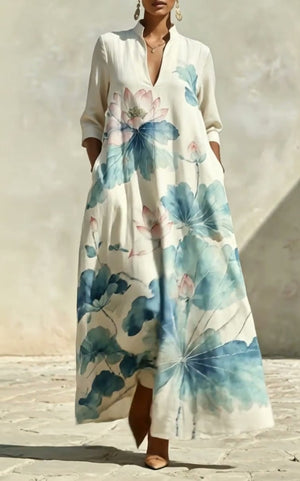 ANDORA - Abito Maxi Romantico da Donna