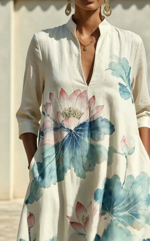 ANDORA - Abito Maxi Romantico da Donna