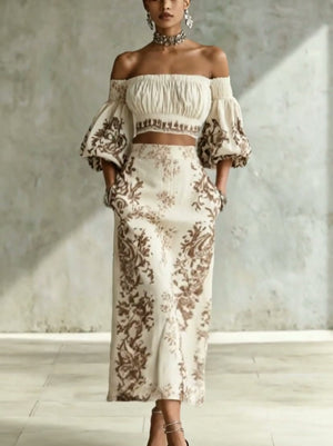 CERIALE - Completo elegante spalle scoperte