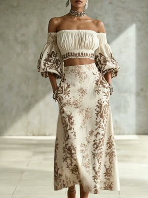 CERIALE - Completo elegante spalle scoperte