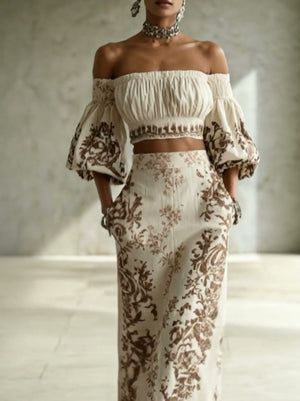 CERIALE - Completo elegante spalle scoperte