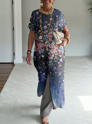 FONDI - Completo donna casual asimmetrico