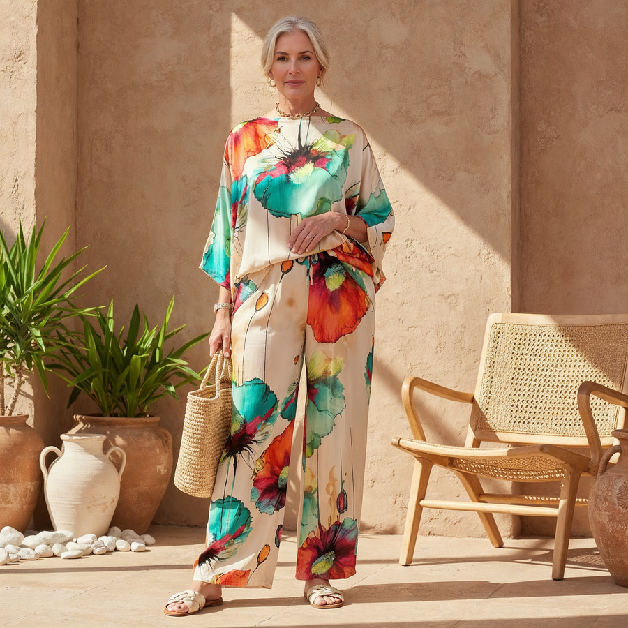 SOFIA - Set Stampato Multicolore Elegante
