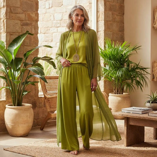 GIULIA - Set elegante e confortevole verde