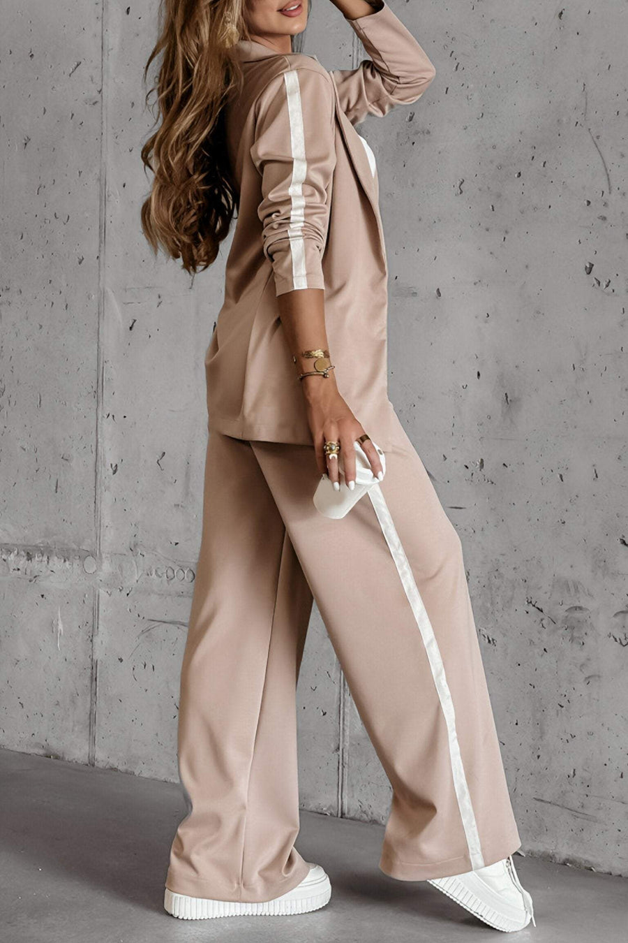 CREVACUORE - Set due pezzi blazer elegante da donna